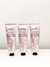 Image of L'Occitane Cherry Blossom Fleurs de Cerisier Hand Cream 30ml x 3 New Sealed