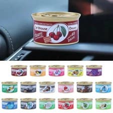 Image of Car Air Freshener Wooden Blocks Coffee Scent Long-Lasting Auto Deodorizer