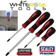 Image of Sealey Screwdriver Set JIS Japanese Industrial Standard 4 Piece Premier Metric