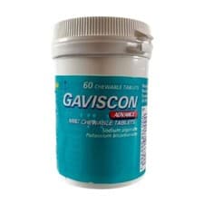 Image of Gaviscon Advance Chewable Tablets Peppermint x 60