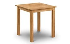 Image of Julian Bowen Oak Wood Coxmoor Square Dining Table