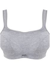 Image of Panache Power Wired Sports Bra Grey Marl Size 38 B
