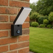 Image of LED PIR Garden wall lamp security light sensor energy saver