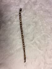 Image of Accessorize Gold Coloured Diamante Bracelet