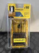 Image of Stanley Sta28170 Jigsaw Blades X16 For Wood X10 Blades And Metal X6 Blades