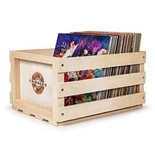Image of CROSLEY - Record Storage Crate Natural - Vinyl Record Vinyl Storage - F600z