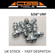 Image of 5/16" UNF Straight Grease Nipples (10)