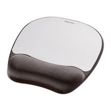Image of Fellowes 9175801 Mouse Pad Black. Silver