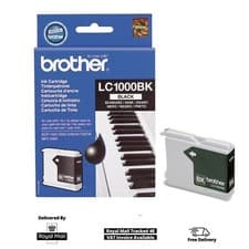 Image of Brother LC1000BK Black Genuine Ink Cartridge for Brother MFC-5460CN - SEALED