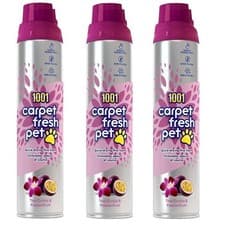 Image of 1001 CARPET FRESH 300ML THAI ORCHID & PASSIONFRUIT PET 3 Pack S33425