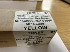 Image of RICOH MP C2000 MP C2500 MP C3000 Yellow Toner Compatible