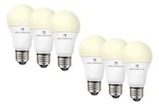 Image of 6 X 4lite WiZ Connected 9W LED Smart Bulb White Dimmable WiFi E27 Screw APP CONT