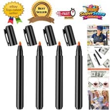 Image of 4 Pcs Professional Cash Detector Pens - Lightweight & Accurate Bill Verification