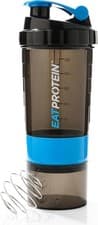 Image of EatProtein 500ml Protein Shaker Bottle with 2 Storage Compartments & Pill Box