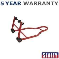 Image of Sealey Universal Rear Paddock Stand with Rubber Supports RPS2KD