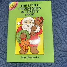 Image of Little Christmas Activity Book by Anna Pomaska (1988, Trade Paperback)