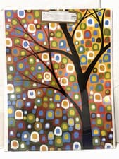 Image of Amy Giacomelli Night Of Thousand Stars Art Poster Tree Landscape Abstract Print