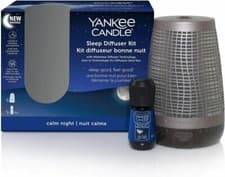 Image of Yankee Candle Sleep Diffuser Bronze Starter Kit Calm Night Refill Included