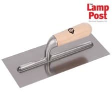 Image of CK Tools T5068 Finishing Trowel Carbon Steel Wood Grip 280x120mm