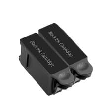 Image of 2 Black Ink Cartridge For Advent A10 AW10 AWP10 Wireless ABK10