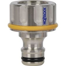 Image of Hozelock Pro Brass Tap Connector Durable Brass 1/2" BSP