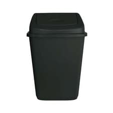 Image of 50L 30 Litre Large Plastic Swing Bin Flip Top Home Kitchen Rubbish Waste Dustbin