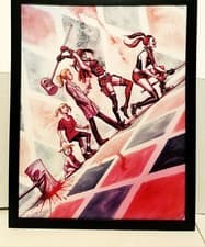 Image of Harley Quinn Evolution by Juan Ferreyra 11x14 FRAMED DC Comics Art Print Poster