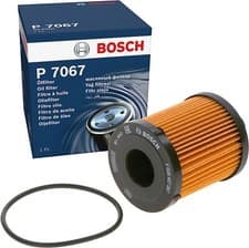 Image of Bosch Oil Filter Fits Fiat Ford Suzuki Vauxhall Alfa Romeo  1.3 Diesel