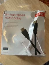 Image of LOGIK L5HDM13 High Speed HDMI Cable - 5 m Supports 1080p Resolution
