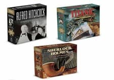 Image of Jigsaw Puzzle Murder Mystery Titanic / Sherlock / Hitchcock 1000 Piece with Book