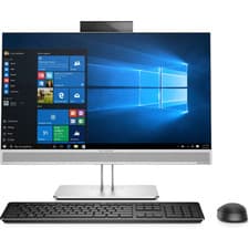 Image of HP 24" All in One Desktop PC Core i5 i7 Windows 11 Pro SSD WiFi Webcam FHD