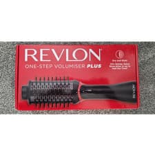 Image of Revlon One-Step Volumiser Plus Hair Dryer 6.4cm 4 Heat Detachable Black/Red
