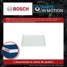 Image of Pollen / Cabin Filter fits NISSAN MICRA K13, K13KK 1.2 10 to 19 Genuine Bosch