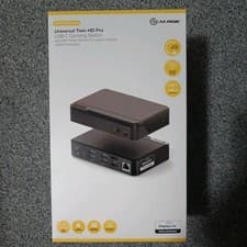Image of Docking Station Alogic Universal Twin HD Pro Dock 85W USB-C & USB-A compatible