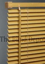 Image of Venetian Blind Wood Wooden Effect Pvc  Blinds In 3 Colours And 10 Sizes