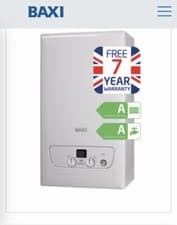 Image of BAXI 624 COMBI BOILER AND FLUE - supplied and fitted North East 