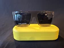Image of Marc Jacobs MARC 757/S rectangular sunglasses with a transparent design #103