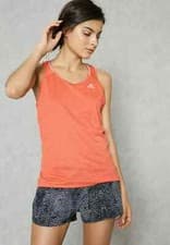 Image of Adidas Supernova Tank - Coral Size XS - Run Gym Fitness Vest - New