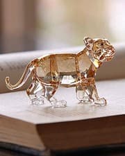 Image of SWAROVSKI CRYSTAL SCS 2010 TIGER CUB STANDING 1016677 MINT BOXED RETIRED RARE