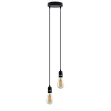 Image of Industrial E27 Pendant Light 2 Way Cluster Ceiling Fitting Lamp