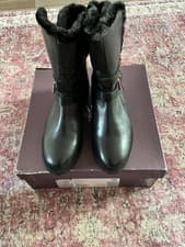 Image of CARVELA Comfort Black Leather Ankle Boots