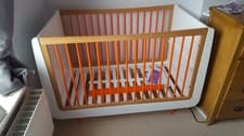 Image of Used Snuzkot skandi bed (orange)