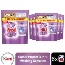 Image of Persil XXL 3 in 1 Washing Capsules Bio, Non Bio or Colour Protect 48 Washes