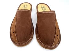 Image of Women’s 100% Suede Leather Slippers.