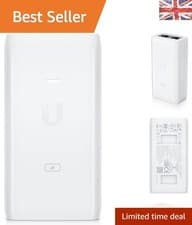 Image of 802.3af PoE Injector Gigabit Adapter - 2 Ports, Surge Protection & LED