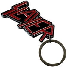 Image of Slayer Classic Logo High Quality Metal Key Ring Officially Licensed