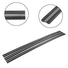 Image of 6x 28" Wiper Blade Refill Universal Cut To Size Replacement Rubber Wiper Strip