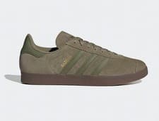 Image of adidas Originals gazelle Orbit Green/Olive/ Gold MEN'S SHOES JR6288