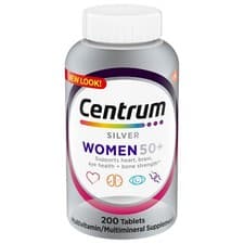 Image of Centrum Silver Women 50+ Multivitamin, 200 Tablets, Exp 08/2026, UK SELLER
