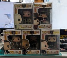Image of Funko Pop! Vinyl The Walking Dead Lot Of 5 Pops In protectors